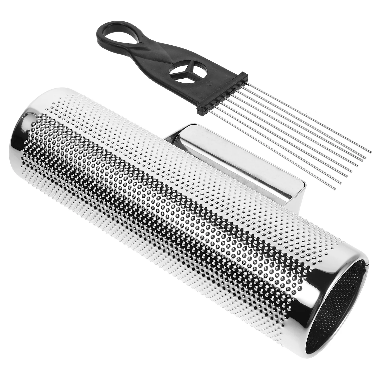 

1Set Stainless Steel Guiro Metal Percussion Instrument Scraper Handheld Musical Education and Talent Development