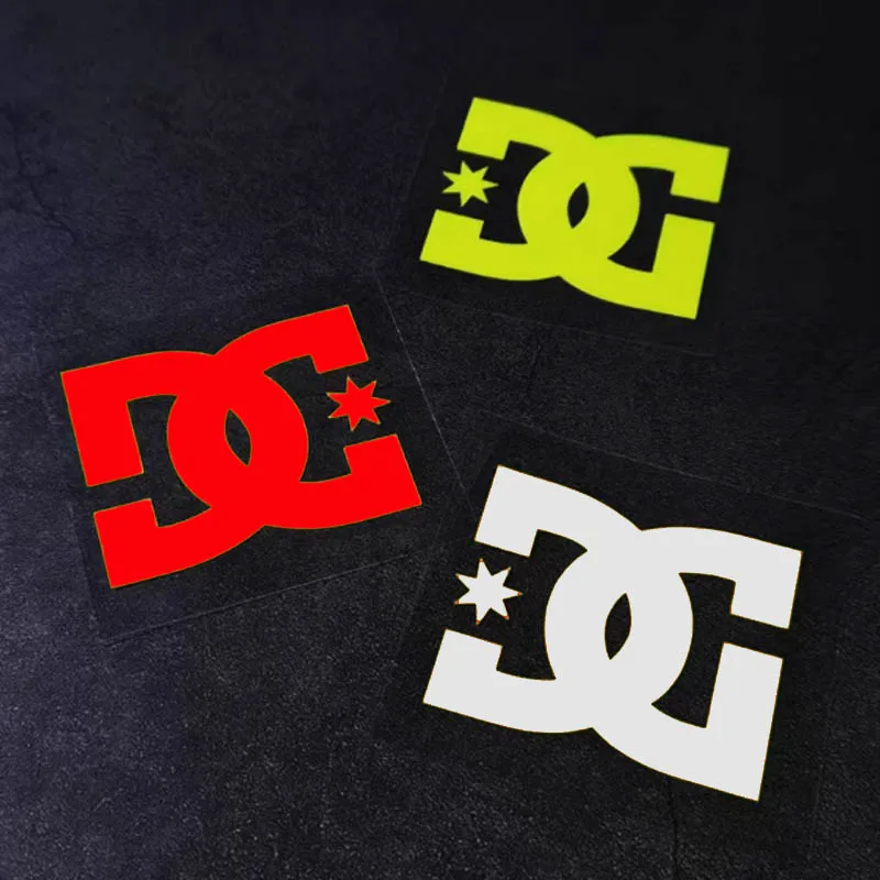 Motorcycle Car Reflective Sticker DC Logo Vinyl Decals Fuel Tank Bumper Window Luggage Skateboard Laptop Waterproof Pegatinas