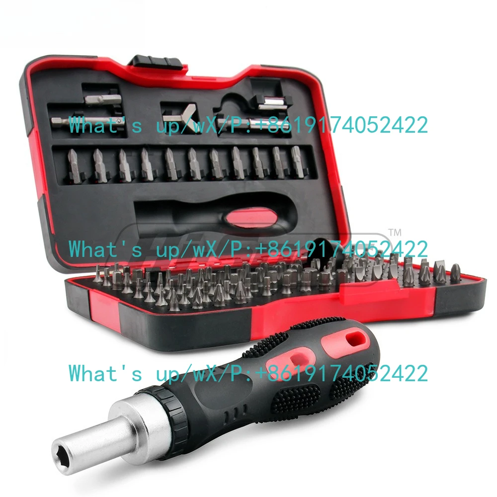 101-piece set, screwdriver batch head ratchet handle set, manual  batch  set