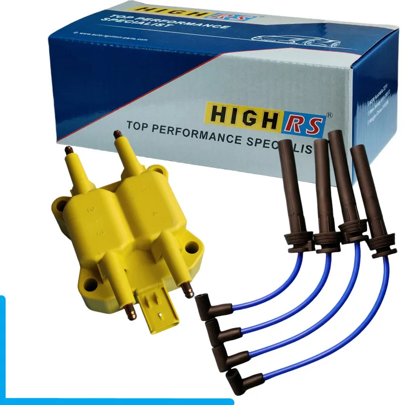 Ignition Coil Spark Wire for 02-08 Mini Cooper S R50 R52 R53 W11B16A Cabrio 1.6L 12131487707 12137510738 UF758