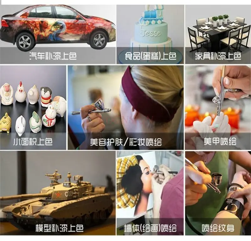 Ручка-распылитель для рисования моделей, зарядная ручка-распылитель, набор воздушных насосов, пистолет-распылитель, цветной градиент, пистолет-распылитель для ногтей, машина