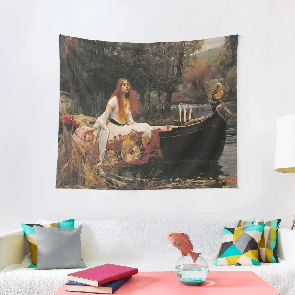 

THE LADY OF SHALLOT - WATERHOUSE Tapestry Decorative Wall Murals Decoration For Rooms Korean Room Decor Room Design Tapestry