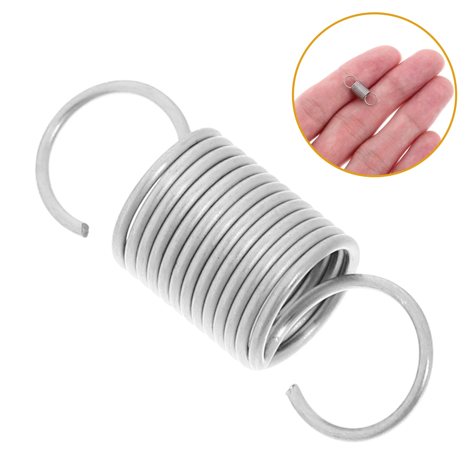 

20Pcs Stainless Steel Dual Hook Heavy Duty Springs High Tension for Gym Equipment Hanging Chairs Patio Swing Hammock Trampoline