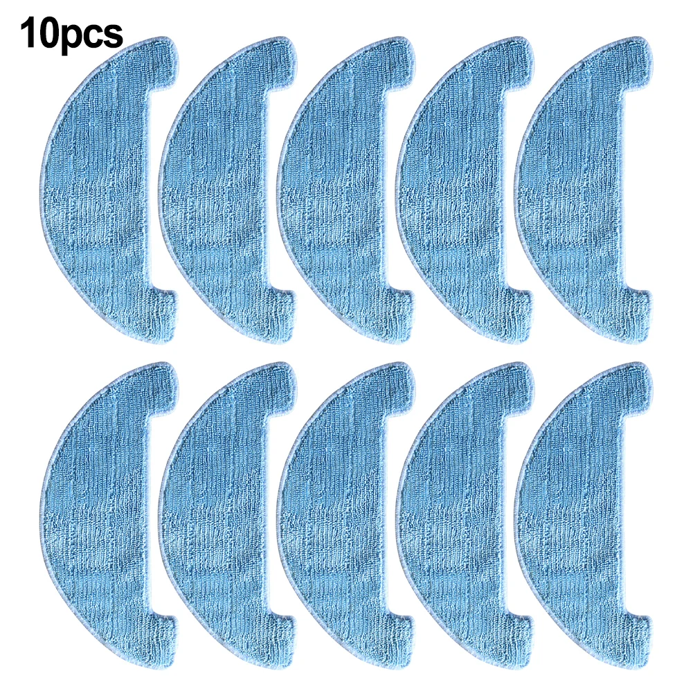 Set of 10 Replacement Mop Cloths for 360 P7 Robot Vacuum Cleaner Microfiber Pads Compatible Spare Parts for Regular Cleaning