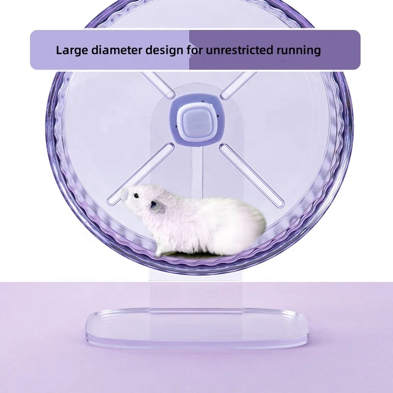 Hamster Wheel Adjustable Chinchilla Wheel Silent Spinner Hamster Wheel for Dwarf Syrian Gerbils Mice and Other Small Pet