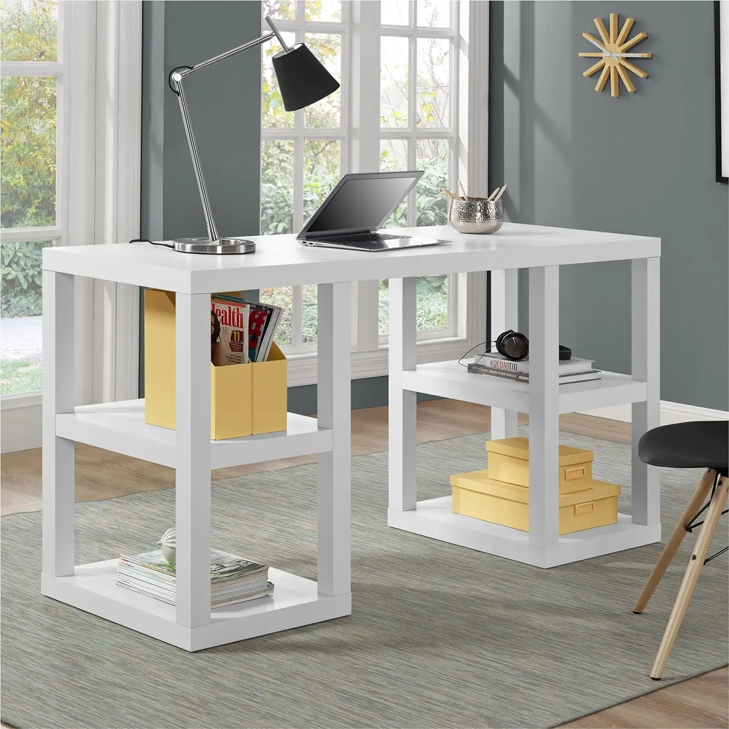 

Ameriwood Home Parsons Deluxe Desk, White