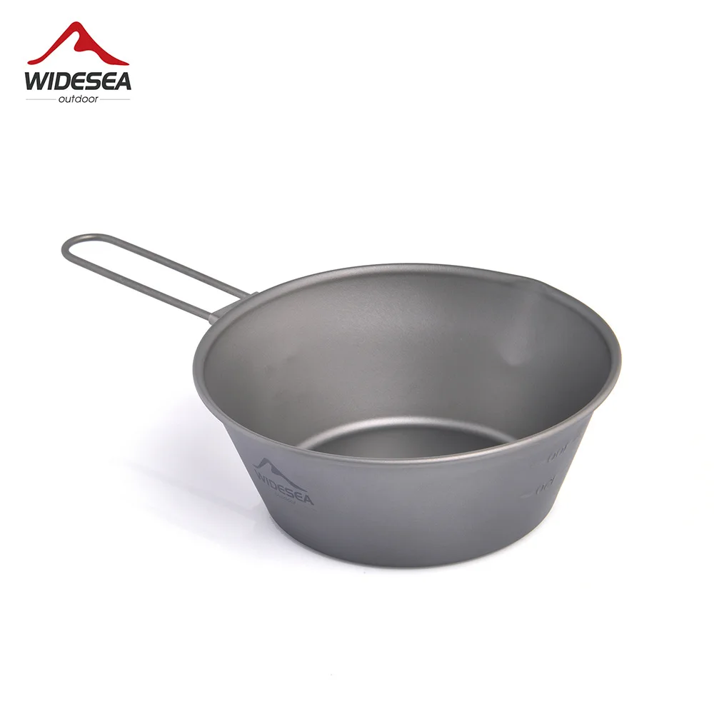 

Ультралегкая складная походная миска Widesea Titanium для кемпинга, многофункциональная, для пеших походов и треккинга
