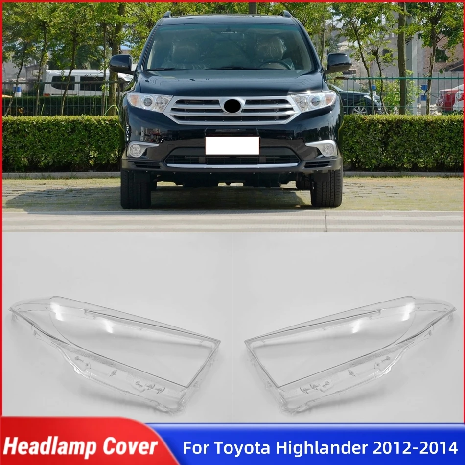 

Для Toyota Highlander 2012 2013 2014, автомобильные гаджеты, крышка передней лампы, стеклянная лампа, корпус автомобильной передней фары, крышка объектива, корпус