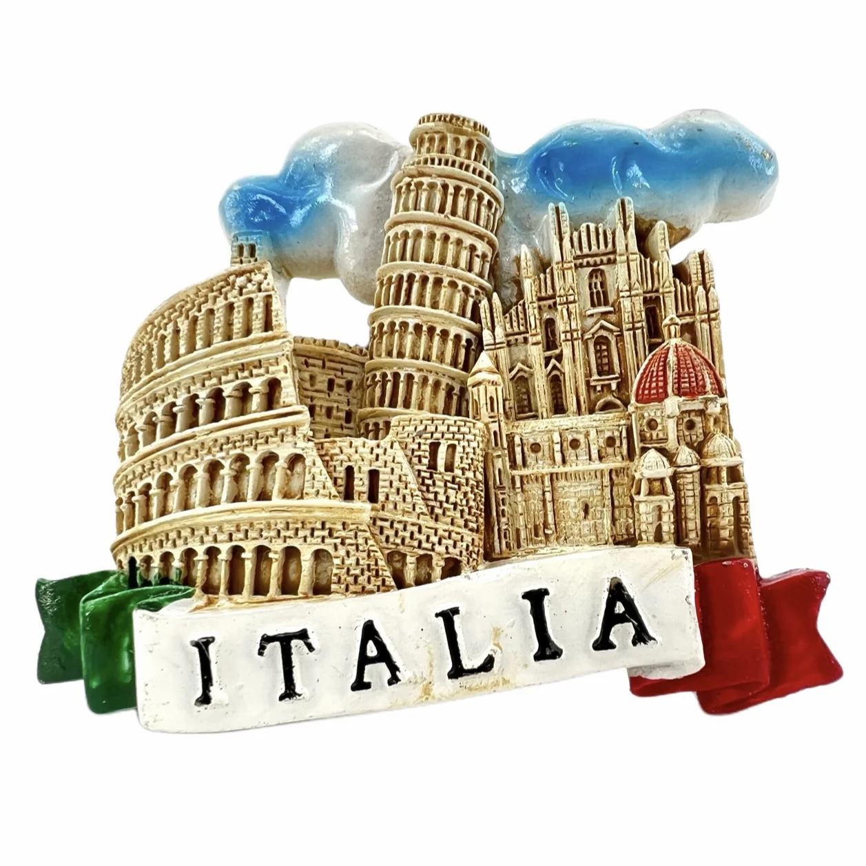 All Over Italy Fridge Magnets pizza Rome Travel 3D Memorial Magnetic Refrigerator Stickers Gift Room Decoration Collectio