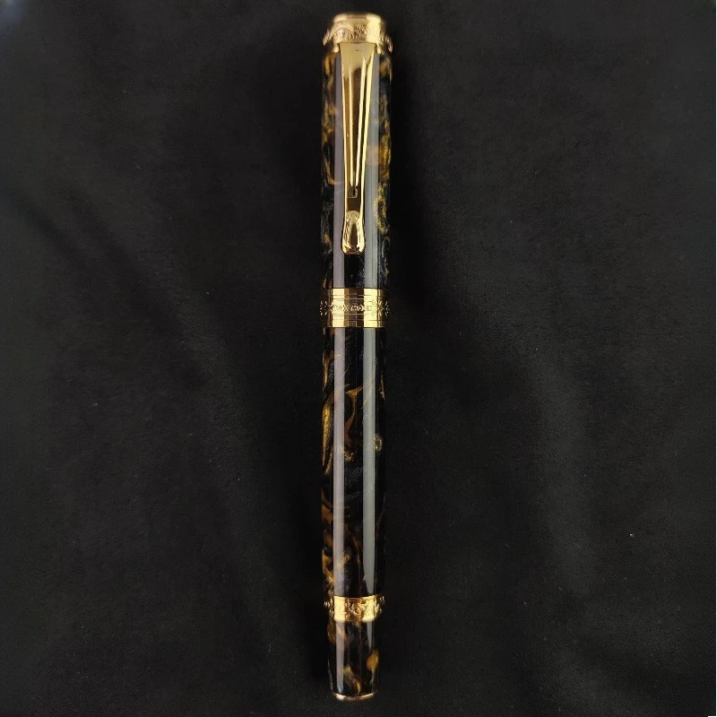 Tanyue Bock Fountain Pen German Lacquer Original Magnetic /PEEK Material / F 0.5MM Nib Long Knife Luxury Ink Pens Stationery