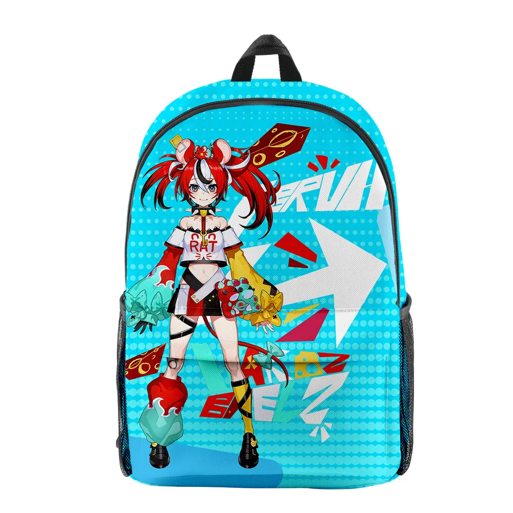 

Hip Hop Popular VTuber Hakos Baelz Anime pupil Bookbag Notebook Backpacks 3D Print Oxford Waterproof Boys/Girls Travel Backpacks