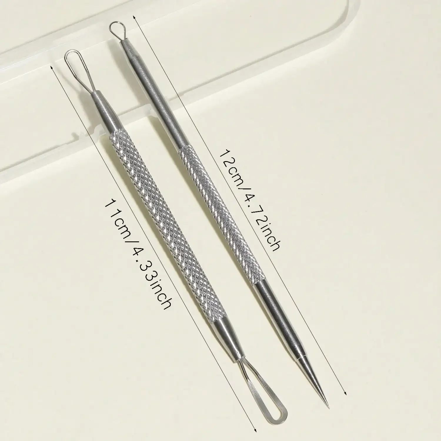 Kit d'outils professionnels pour éliminer les points noirs d'acné, pincettes et aiguilles de précision en acier inoxydable pour la beauté du visage, élimination des points blancs