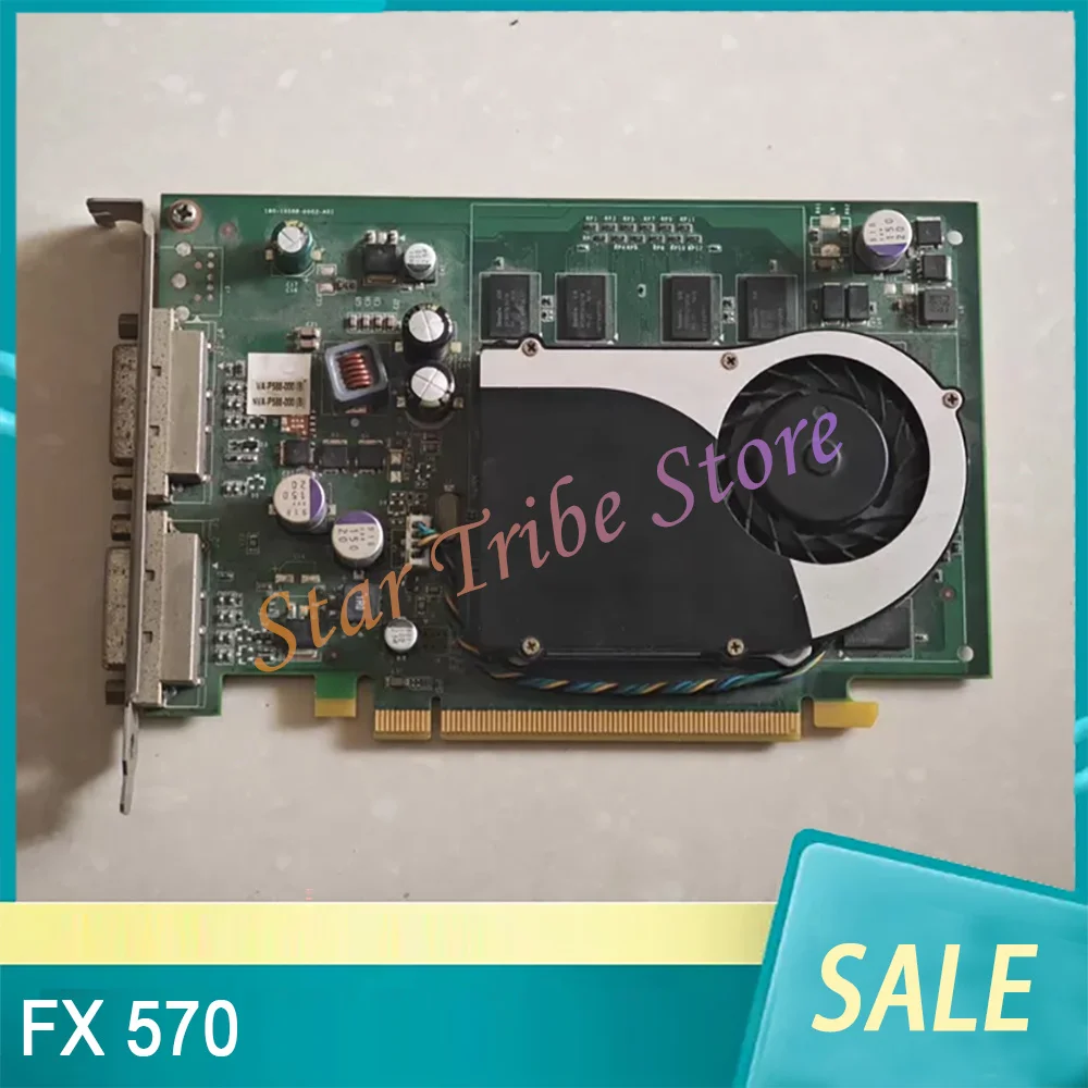 

FX 570 256M Graphics Card Dual DVI Interface PCI-E 16X DDR2 128bit FX570