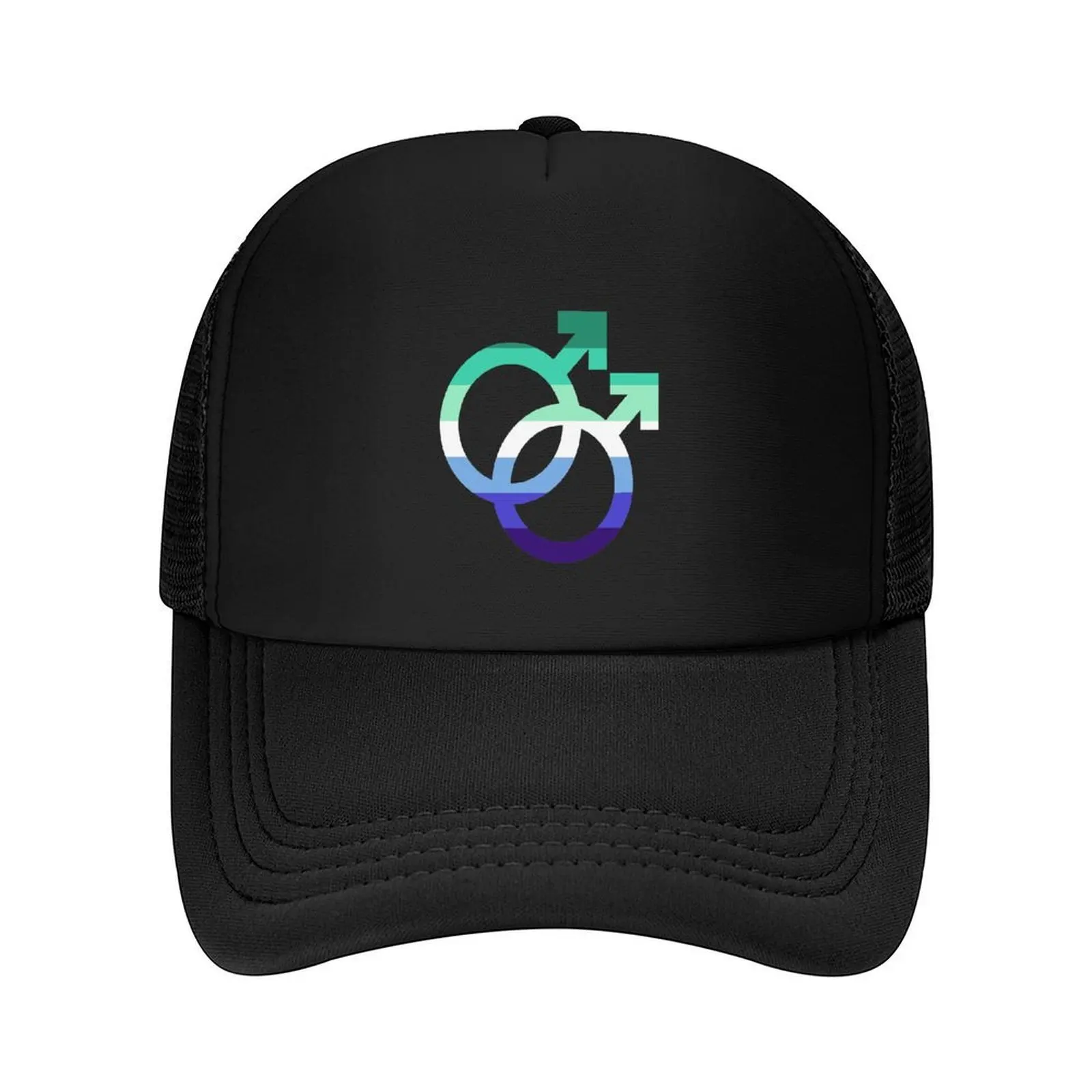 

mlm, interlocking symbols with vinicain flag Baseball Cap Sports Cap Luxury Man Hat Golf Wear Beach Hats For Men Women's