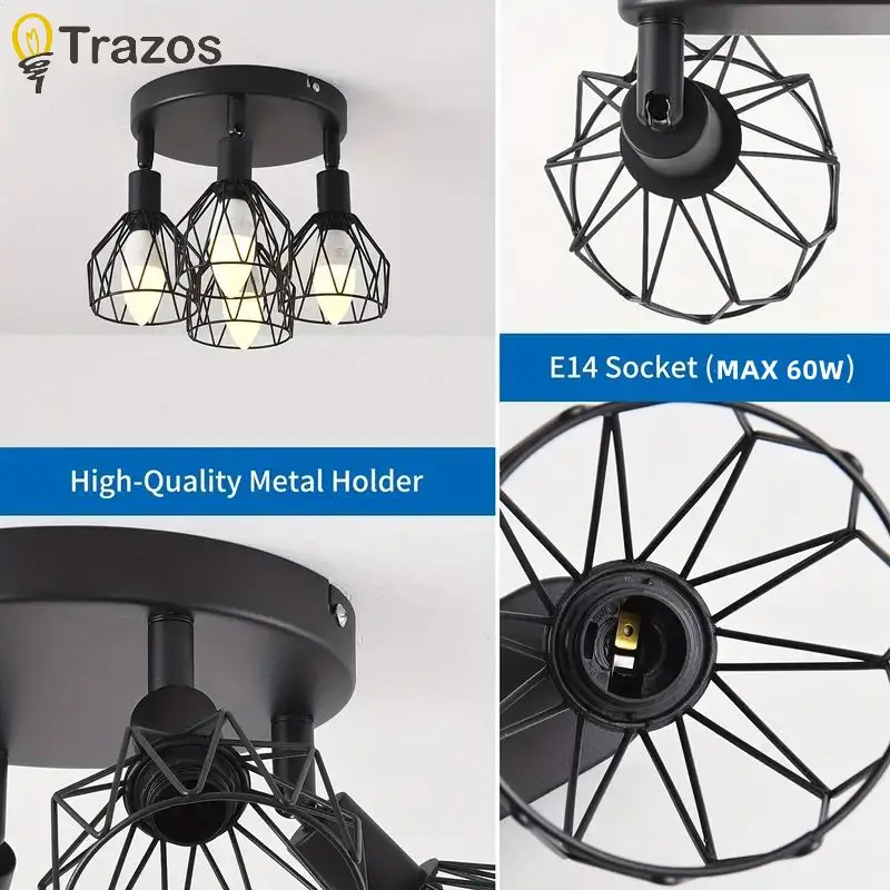 أضواء الممر مدخل أضواء المدخل الحديثة وبسيطة الحديد الفن غرفة المعيشة غرفة نوم درج أضواء مرحاض LED أضواء السقف