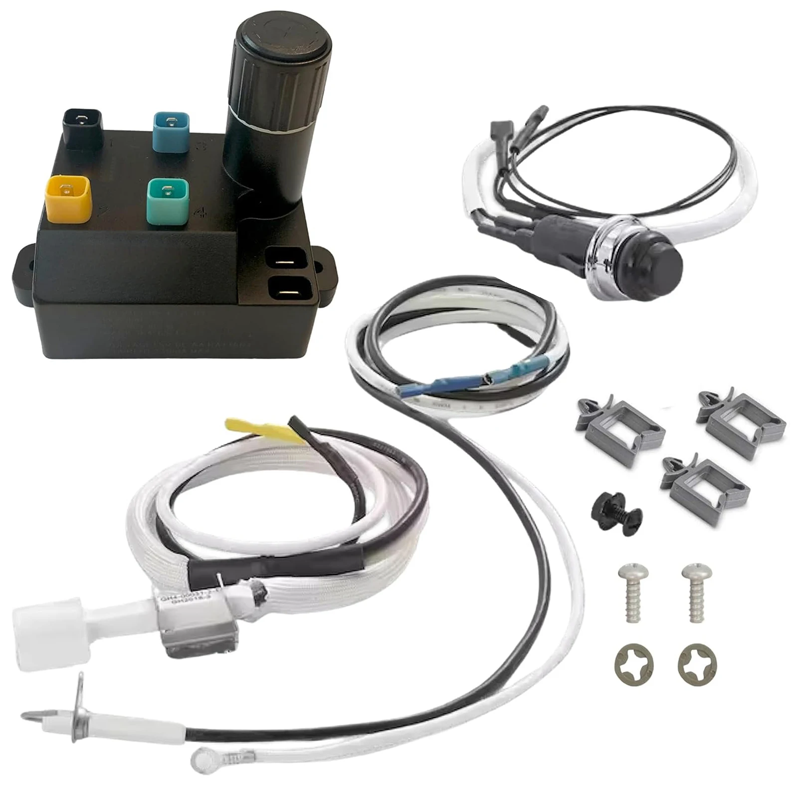 Kit Grill Ignitor Ignitor Button Parts Spare 1 Set 320/330 69851 Ceramic Protection Easy Installation For Weber