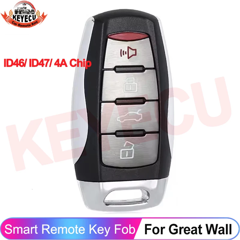 

KEYECU Proximity Smart Car Remote Key 433/434MHz 4A/ID47/ID46 Chip For Great Wall GWM New Haval H2 Jolion H6 Dargo H7 H8 H9