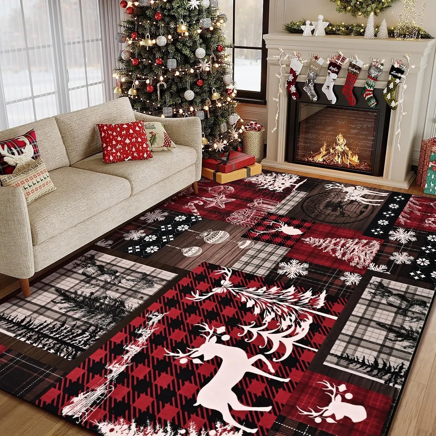 Kerstman Schoorsteen Cadeau Na - Home Bathroom Scene recensie en prijs