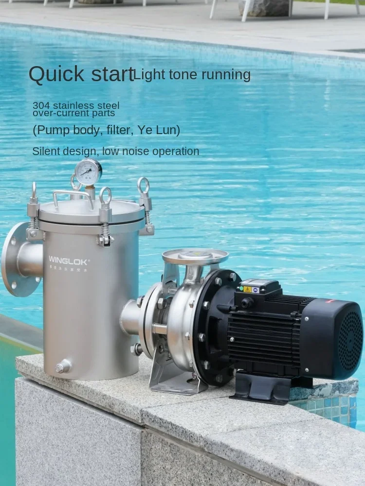 Water Pump for Swimming Pool Swimming Pool Facilities Filtration Circulating Sewage Suction