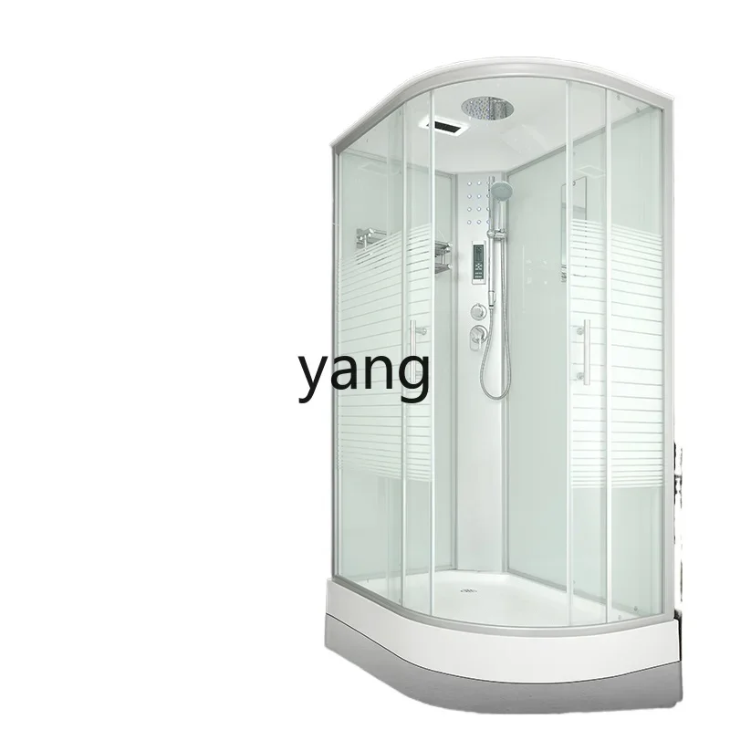 yjq integral shower room household integrated tempered glass simple bath room partition