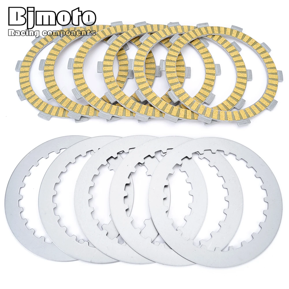 Clutch Friction Plates For Honda CR125 AX-1 NX250 XL250 XLR250 XR250R XR250SM XR250L XR250 XR350R CBF250