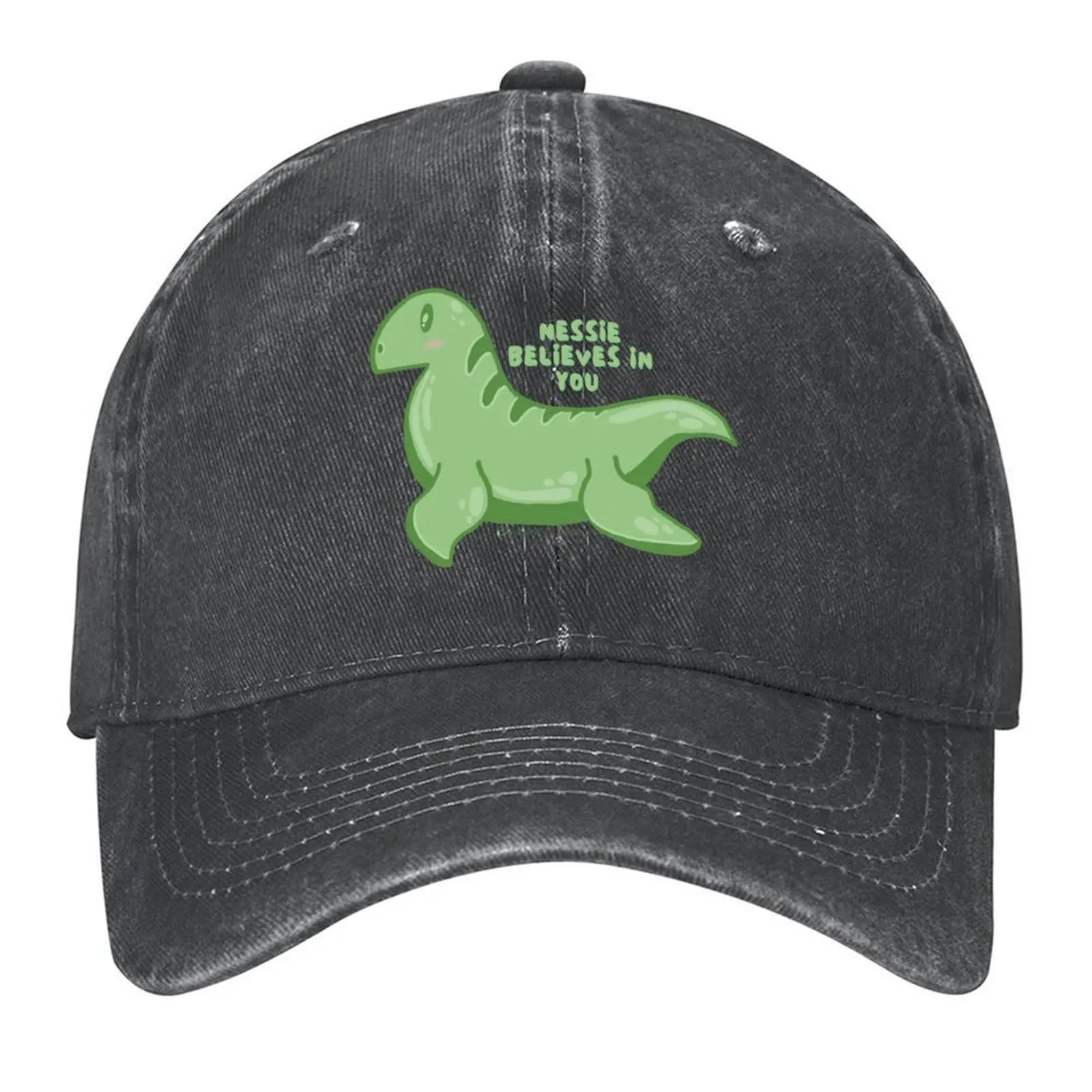

Nessie Believes in You Baseball Cap Mountaineering Hat Luxury Brand Icon hats on offer For Women 2025 Men's