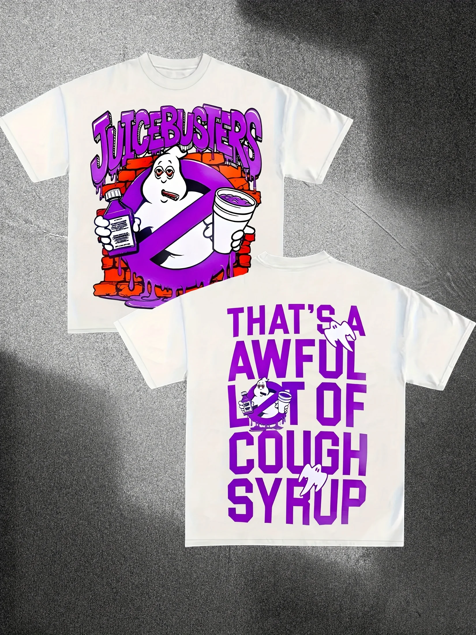 

Vintage Pattern Letter Print High Street Men's Cotton Short Sleeve American Casual Men's and Women's T-shirt Top