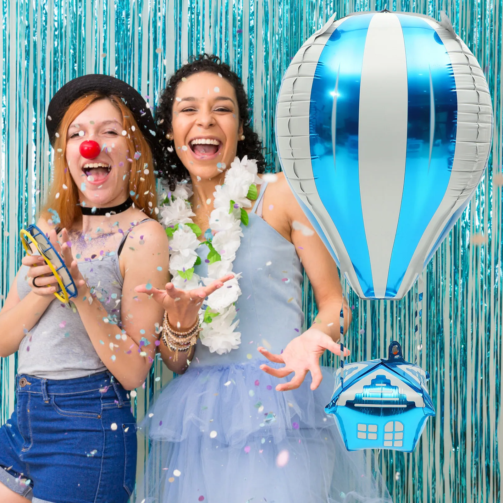 

10pcs Hot Air Balloon Foil Balloons Decorative Birthday Party Wedding s Event Aluminum Helium Balloons Light Weight Fade