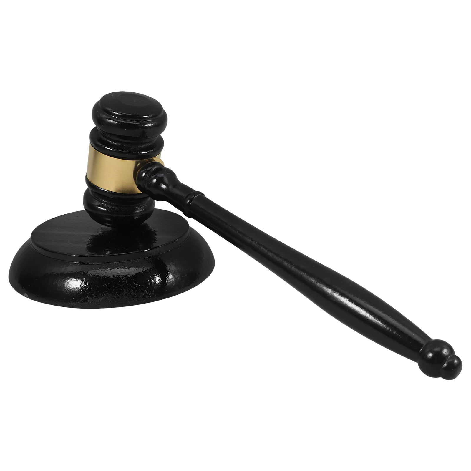 

Wooden Judge Hammer Gavel Brown Comfortable Grip Courtroom Craft Kids Lawyer Decor Roleplay Family Interaction Creative Play
