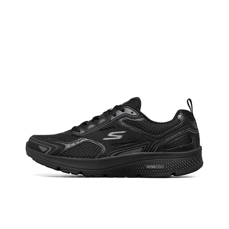 Skechers Go Run Consistent Support Abrasion Resistant Lightweight Breathable Low top Running Shoes Men's 220034-BKCC