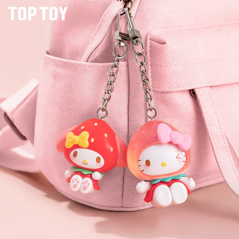 TOPTOY Sanrio Character Strawberry Candy Series Mini Keychain Backpack Pendant Genuine Blind Box Toys Kawaii Anime Action Figure - view 4
