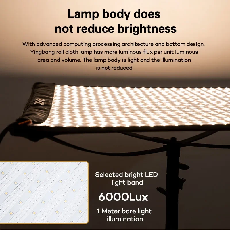 ZSYB 롤링 천 카메라 라이트 JB-150BI 사진 조명 사진 스튜디오 액세서리