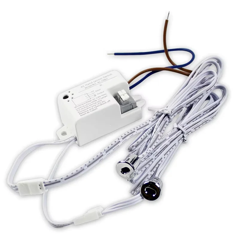 

Door Switch 220V 5Cm Sense Support Open/Concealed Installation For Cabinet Door Accessories Double Door Control-A09I