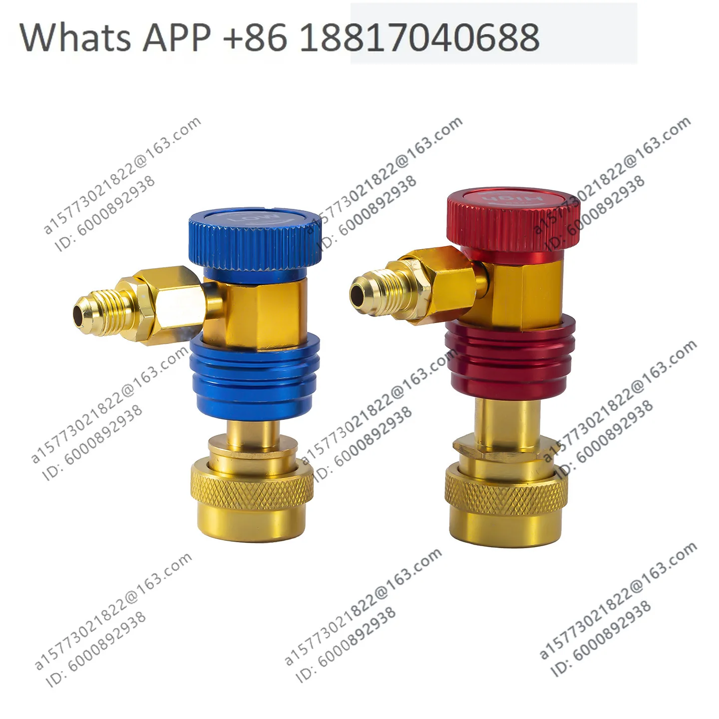 1PC, R1234yf quick connector, all-copper automotive fluoride high and low voltage connector
