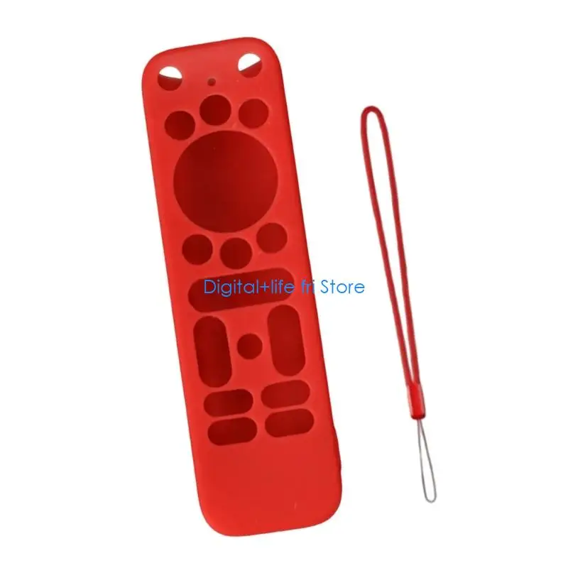 E06D Silicone Remote Control Guard Shock Absorption Case for onn TVbox 4Kpro TVs Remote NonSlip Design Quickly Access Button