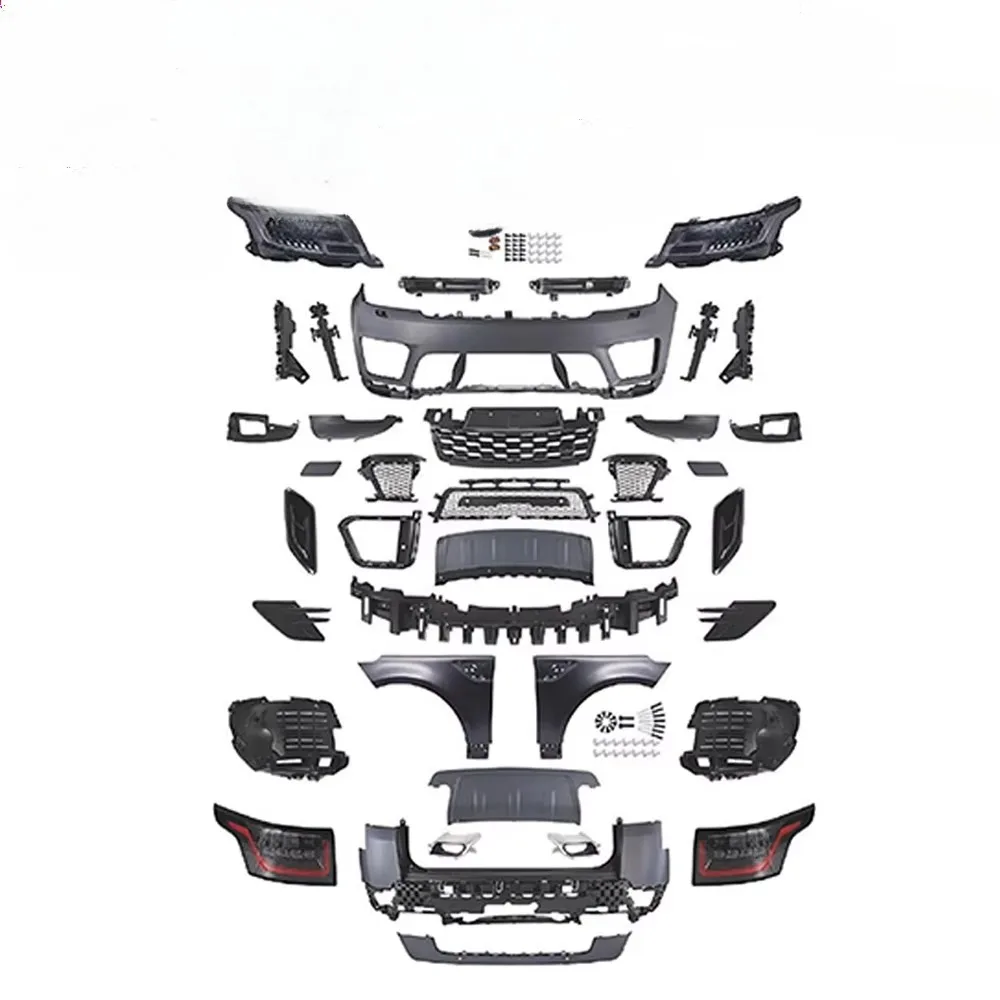 

High Quality Black Car Exterior Modifications Body Kit