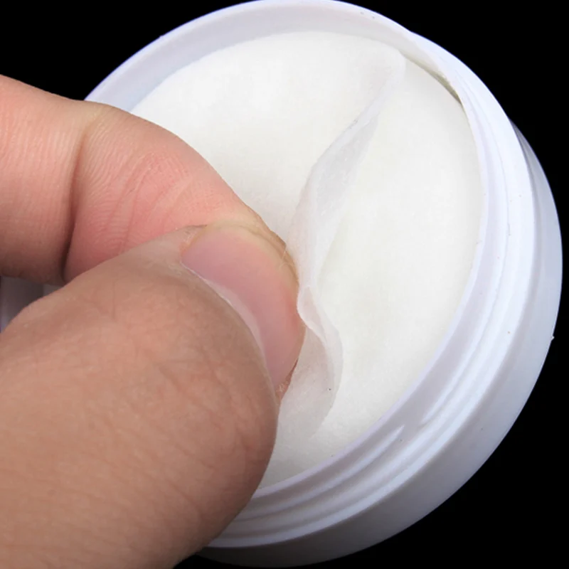 1/3/5/10Pc 네일 제거 타월 와이프 매니큐어 과일 향기로운 타월 보풀없는 물티슈 네일 아트 뷰티 살롱을위한 깨끗한 면 종이