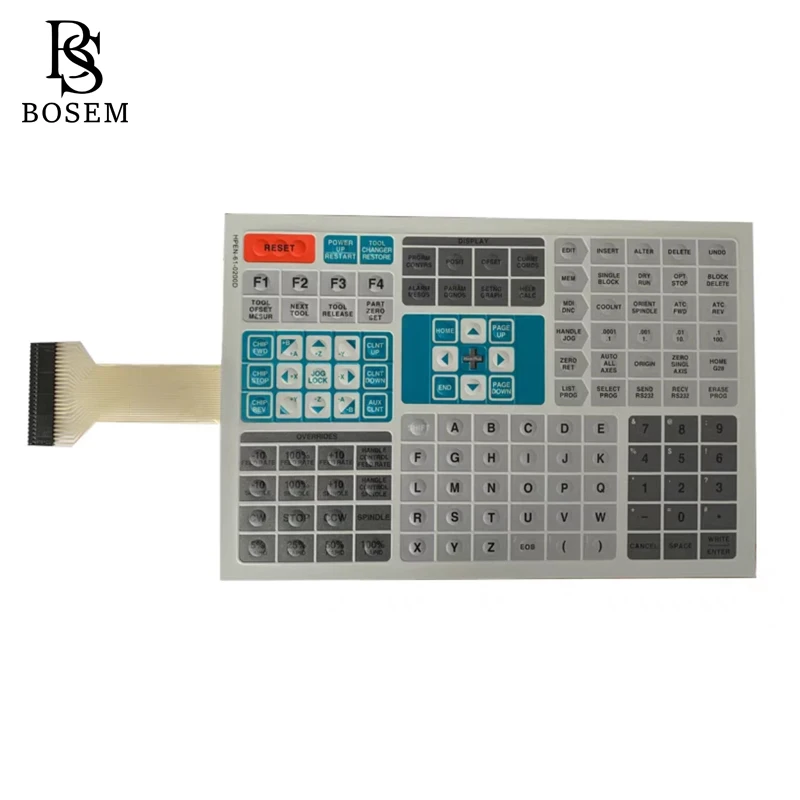 61-0200D HPEN-61-0200D Membrane keypad For Hass CNC