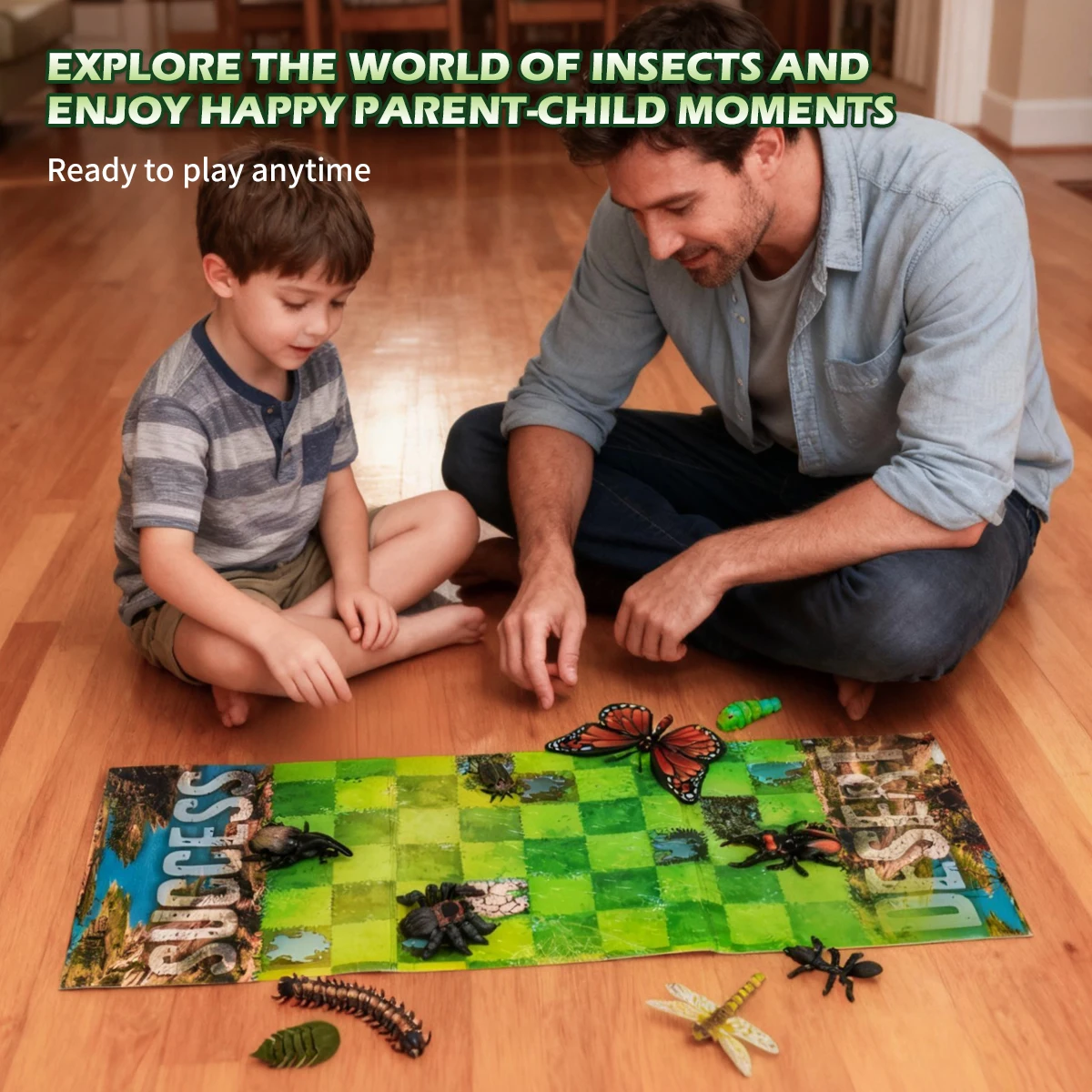 3D Insect Magnetic Quiet Book – Double-Sided Sensory Play Set for Kids’ Insect Cognition & Parent-Child Interaction