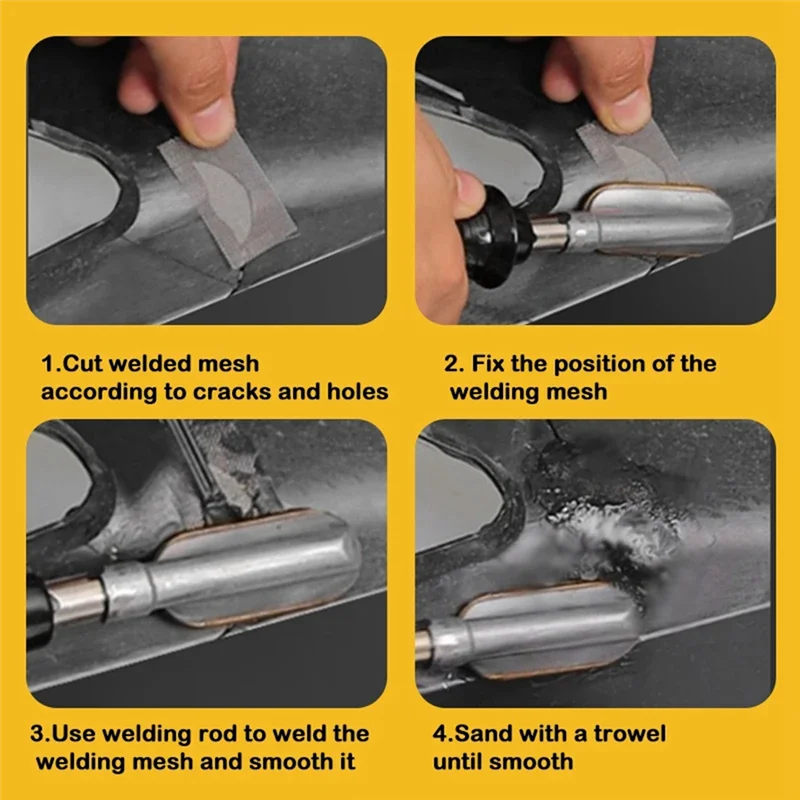 

100W Plastic Welding Machine Kit For Automotive Bumper Crack Repair With Iron Hot Stapler EU Plug