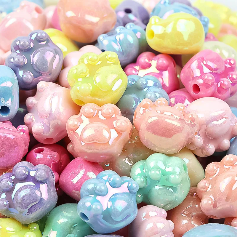 

Wholesale Cat Claw Acrylic Beads Key Chain Pendant diy Mobile Chain Beads Material Bulk Beads Wholesale