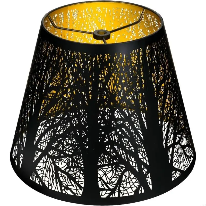 

97QD Barrels Hollow Metal Lampshades Wall Light Cover Table Light Shade Modern Decorative Lighting Accessories Enduring