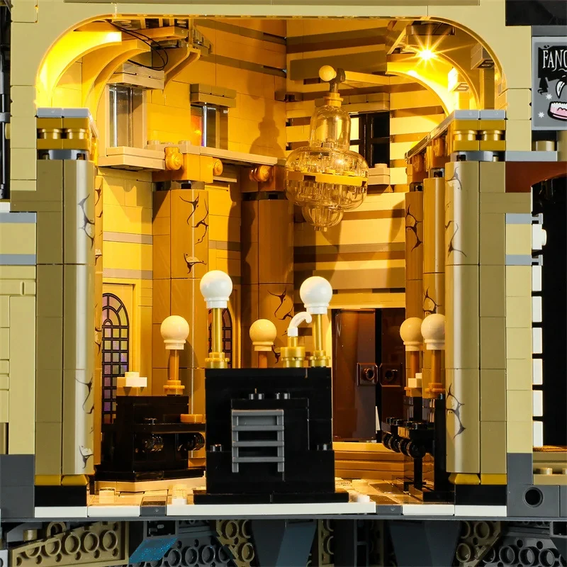 LEGO 76417 Wizarding Bank 빌딩 블록 세트, DIY LED 조명 키트, 블록 모델 없음