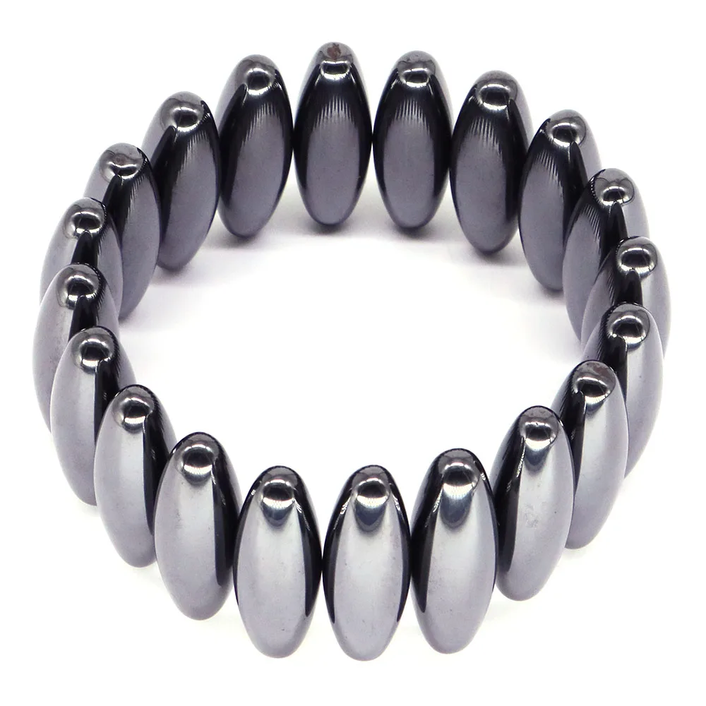 Natural Hematite Plating Lodestone Magnetite Tumbled Stone