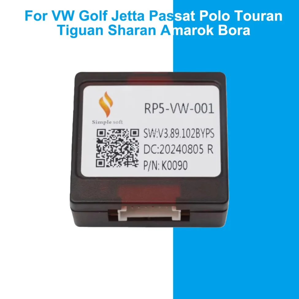 Car Radio Canbus Box For VW Golf Jetta Passat Polo Touran Tiguan Sharan Amarok Bora Skoda Seat Decoder Adapter RP5-VW-001