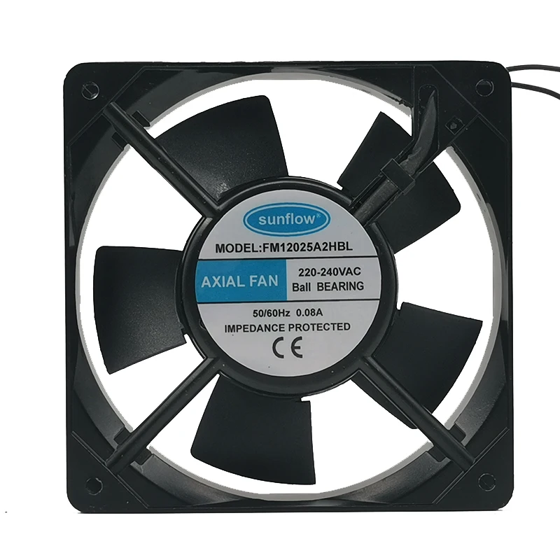 New genuine SUNFLOW axial fan FM12025A2HSL/hbl 220V 0.08A cooling fan