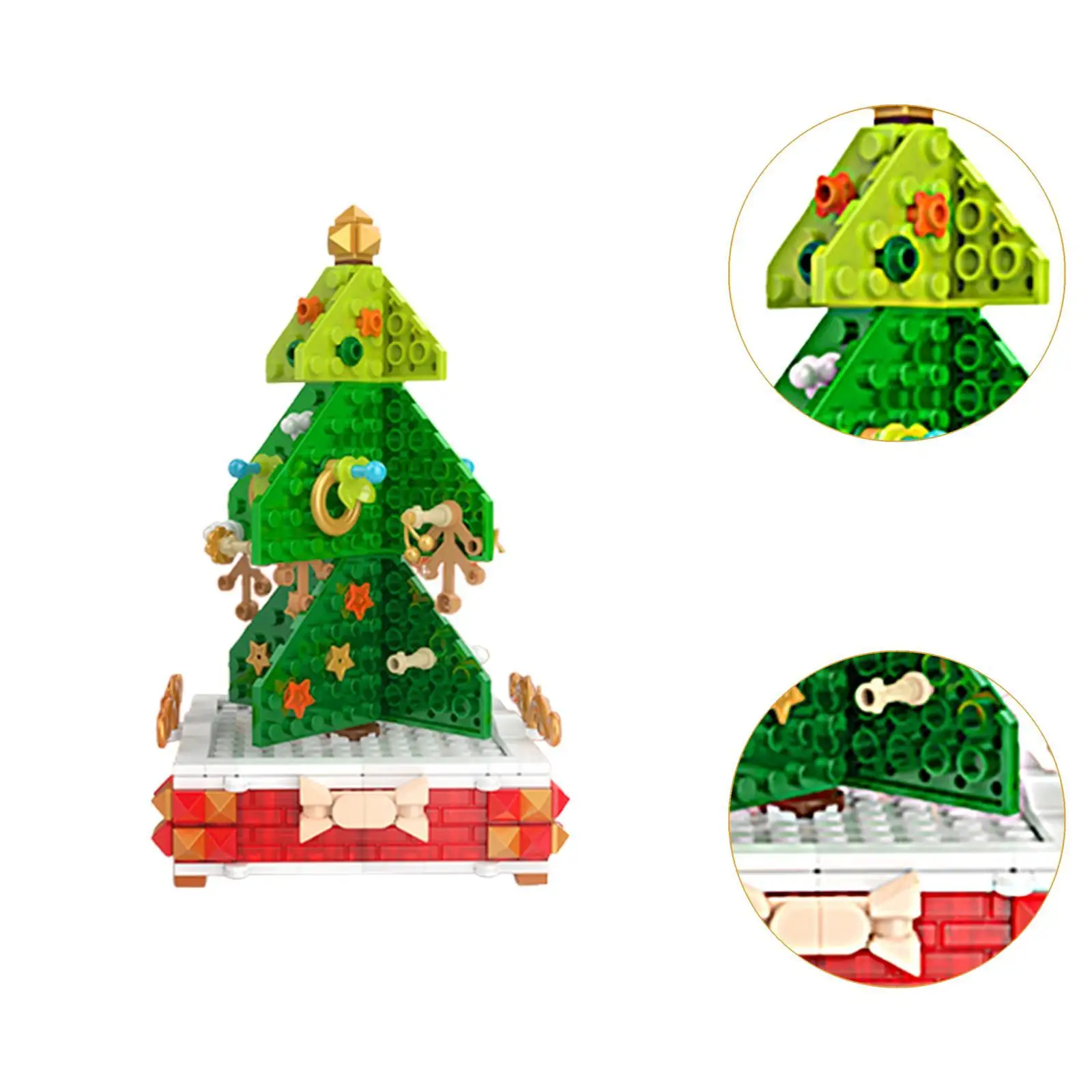 Blocos de construção de natal empilhamento criativo presente do feriado blocos de construção playset diy blocos kit de brinquedo para meninas adolescentes meninos crianças