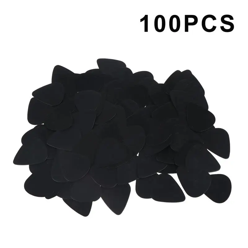 100Pcs ABS Acoustic Electric Guitar Ukulele Bass Smooth Picks 0.46MM Plectrums Acoustic Electric Guitar Accessories
