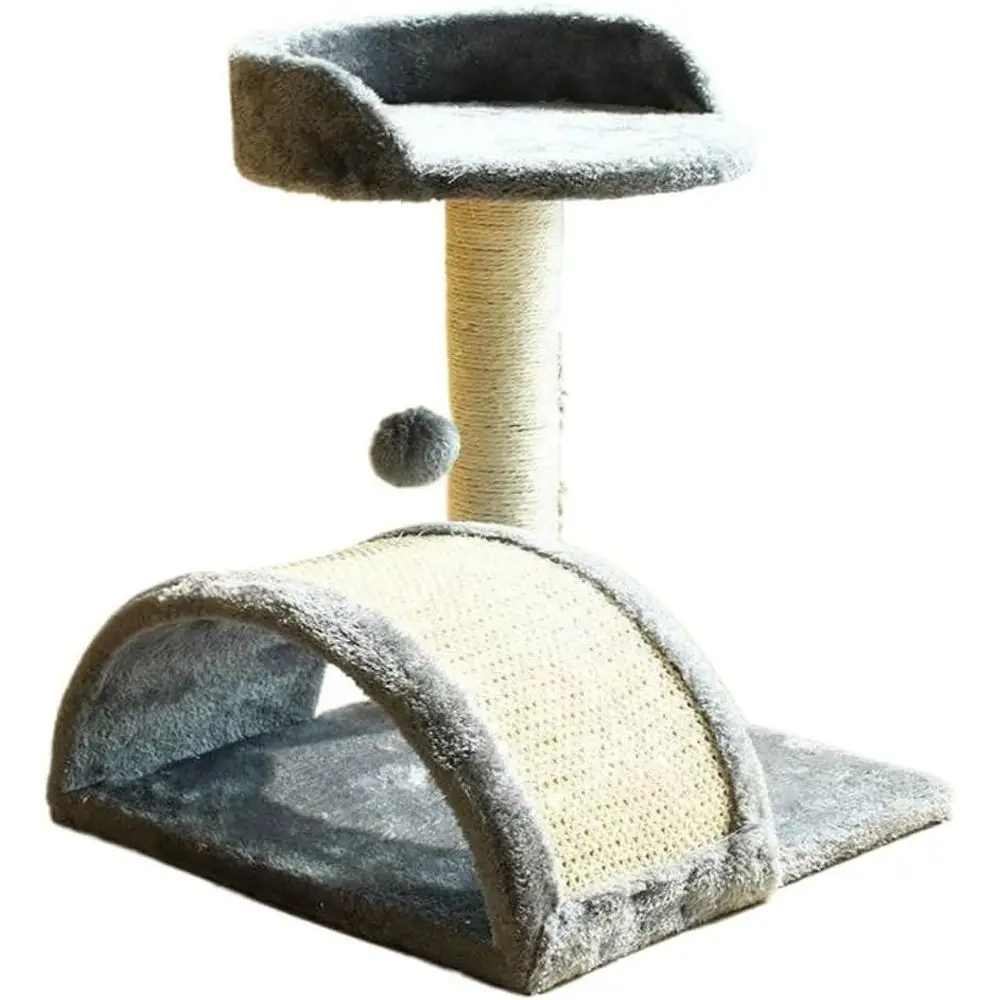 

Многоуровневая кошачья лежанка-башня с когтеточкой, игровой зоной и гнездом