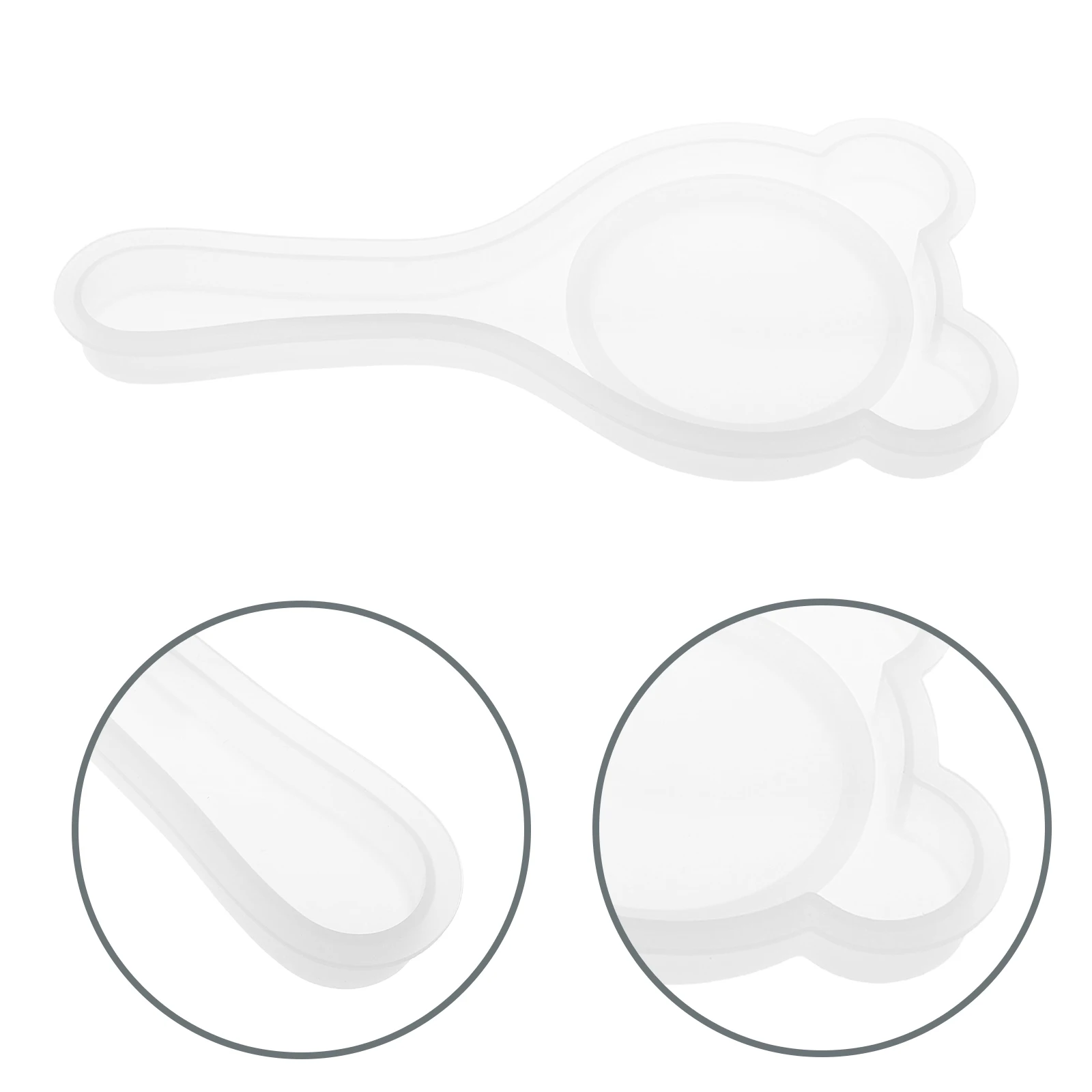 

2pcs Comb Silicone Bear Ear Shaped Epoxy Resin Casting Molds Diy Hairdressing Tools Reusable Crafting Molds For Resin